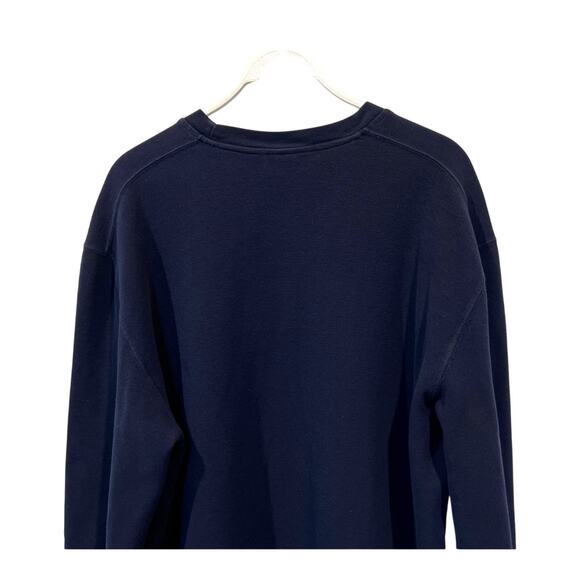 Junction West Thermal Shirt Cotton Navy Blue Solid Long Sleeve Men's XXLarge - Picture 6 of 12